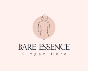 Nude - Nude Woman Spa logo design