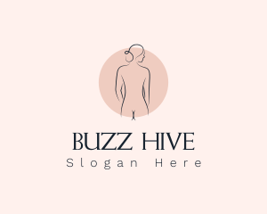 Nude Woman Spa logo design