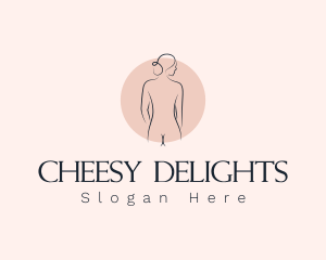 Nude Woman Spa logo design