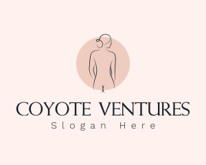 Nude Woman Spa logo design