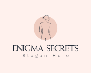 Nude Woman Spa logo design