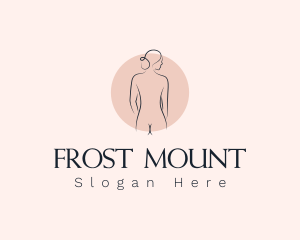 Nude Woman Spa logo design