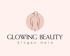 Aesthetician - Nude Woman Spa logo design