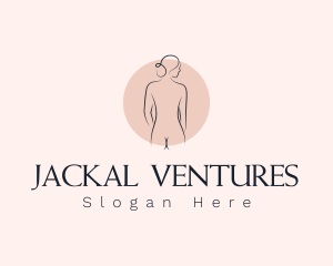 Nude Woman Spa logo design