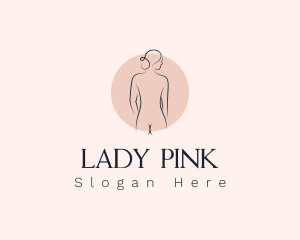 Body - Nude Woman Spa logo design