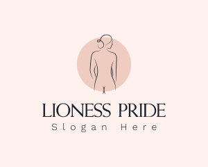 Nude Woman Spa logo design