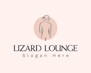 Nude Woman Spa logo design