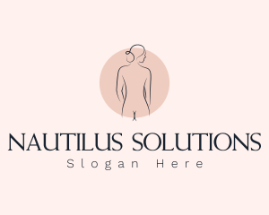 Nude Woman Spa logo design