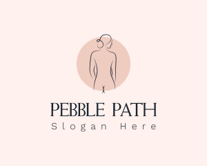 Nude Woman Spa logo design