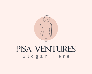 Nude Woman Spa logo design