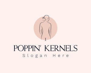 Nude Woman Spa logo design