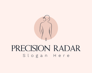 Nude Woman Spa logo design