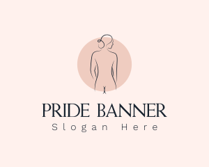 Nude Woman Spa logo design