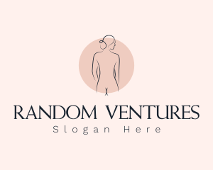 Nude Woman Spa logo design