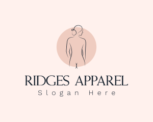 Nude Woman Spa logo design