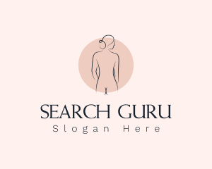 Nude Woman Spa logo design