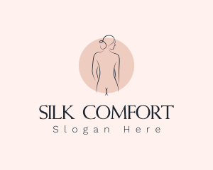 Nude Woman Spa logo design