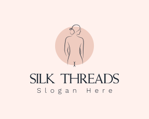 Nude Woman Spa logo design