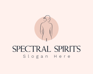 Nude Woman Spa logo design