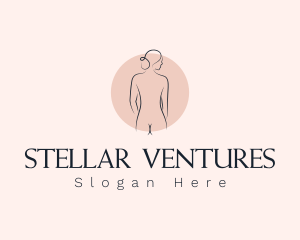 Nude Woman Spa logo design