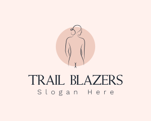 Nude Woman Spa logo design