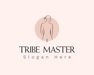 Nude Woman Spa logo design