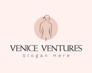 Nude Woman Spa logo design