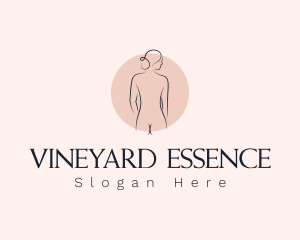 Nude Woman Spa logo design