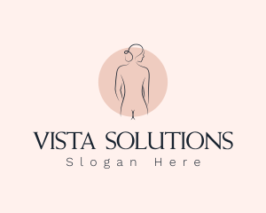 Nude Woman Spa logo design