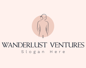 Nude Woman Spa logo design