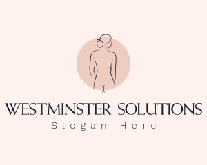 Nude Woman Spa logo design