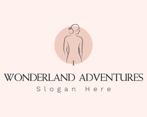 Nude Woman Spa logo design