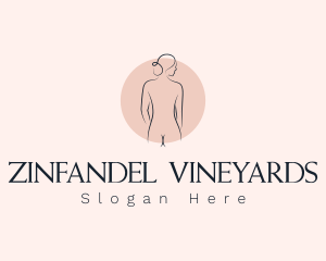 Nude Woman Spa logo design