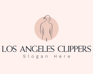 Nude Woman Spa logo design