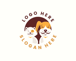 Dog Cat Grooming Logo