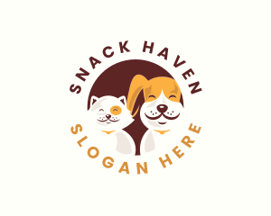 Dog Cat Grooming Logo