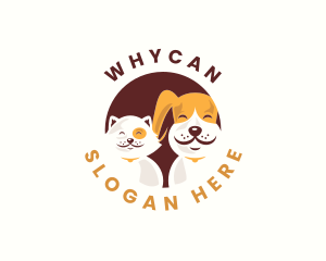 Dog Cat Grooming Logo