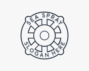 Nautical Marine Helm logo design