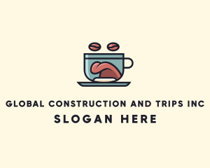 Beverage - Coffee Tongue Cup logo design
