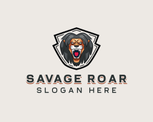 Fierce Angry Lion logo design