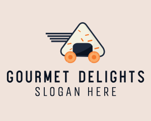 Ongiri Rice Food Delivery logo design