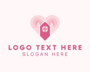 Hand - Heart Hand House Clinic logo design