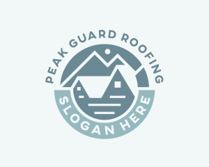 Roofing Residential Roof logo design