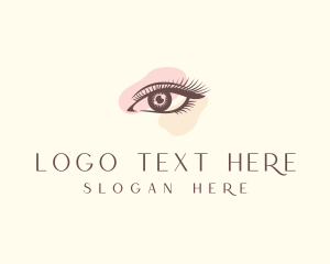 Pretty - Pretty Eyelashes Makeup logo design