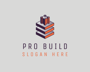 Modern Building Contractor logo design