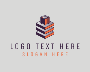 Architecture - Modern Building Contractor logo design