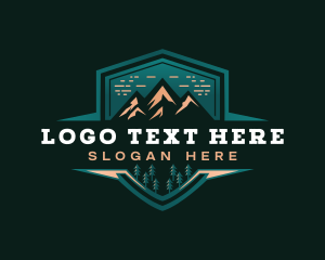 Summit - Summit Peak Campsite logo design