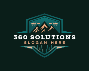 Summit Peak Campsite logo design