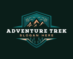 Backpacker - Summit Peak Campsite logo design