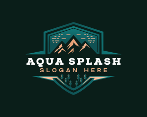 Summit Peak Campsite logo design